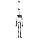 Piercing nombril gothique 48 - Squelette noir