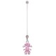 Piercing nombril grossesse 31 - Petite fille avec cristaux roses