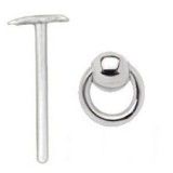 Piercing nez pliable 0.5mm 69 - Boule et esclave