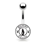 Piercing nombril logo Playboy femme "Bunny Thrills"