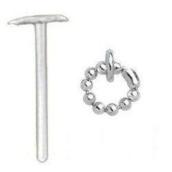Piercing nez pliable 0.5mm 78 - Esclave perles avec anneau