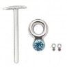 Piercing nez pliable 0.5mm 79 - Cercle avec strass
