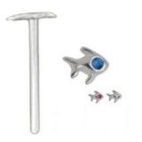 Piercing nez pliable 0.5mm 81 - Poisson