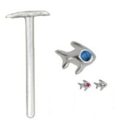 Piercing nez pliable 0.5mm 81 - Poisson