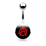 Piercing nombril logo 24 - Anarchie