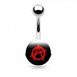 Piercing nombril logo 24 - Anarchie