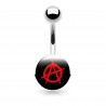 Piercing nombril logo 25 - Anarchie