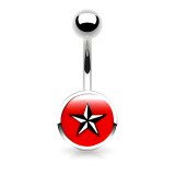Piercing nombril logo 33 - Etoile marine