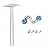 Piercing nez pliable 0.5mm 83 - Serpentin