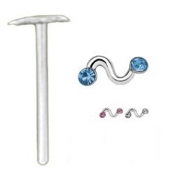 Piercing nez pliable 0.5mm 83 - Serpentin