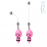 Piercing nombril grossesse 33 - Petite abeille rose
