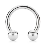 Piercing fer à cheval 01 - Boules