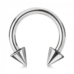 Piercing fer à cheval 02 - Pointes