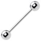 Piercing barbell 01 - Acier boules