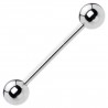 Piercing barbell 01 - Acier boules