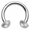 Piercing micro-circulaire 63 - Demi-boules