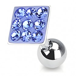 Cartilage hélix, tragus 31 - Férido carré bleu