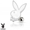 Cartilage hélix, tragus 273 - Playboy peint en blanc