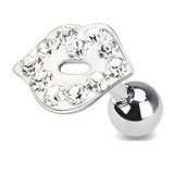 Cartilage hélix, tragus 24 - Férido lèvre transparente