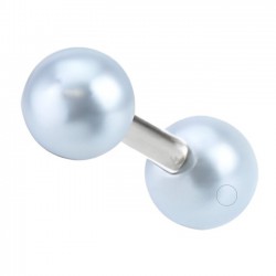 Cartilage hélix, tragus 37 - Boules perles bleu-clair