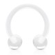 Piercing micro-circulaire 19 - Flexible boules acrylique transparent