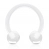 Piercing micro-circulaire 19 - Flexible boules acrylique transparent