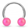 Piercing micro-circulaire 59 - Perle satinée rose
