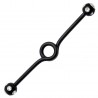 Piercing industriel 57 - Cercle multiples cristaux noirs