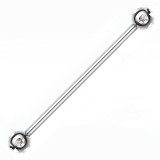 Piercing industriel 54 - Six cristaux transparents