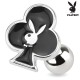 Cartilage hélix, tragus 274 - Trèfle noir Playboy