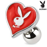 Cartilage hélix, tragus 274 - Cœur rouge Playboy