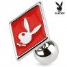 Cartilage hélix, tragus 274 - Carreau rouge Playboy