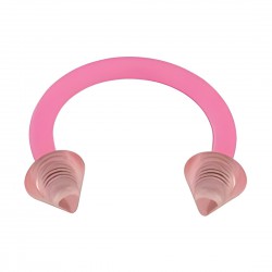 Piercing micro-circulaire 20 - Flexibles pointes roses