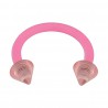 Piercing micro-circulaire 20 - Flexibles pointes roses