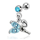 Cartilage hélix, tragus 72 - Fée pendante