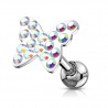 Cartilage hélix, tragus 23 - Férido papillon aurora