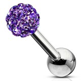 Cartilage hélix, tragus 19 - Boule férido lilas