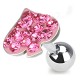 Cartilage hélix, tragus 29 - Férido pique rose