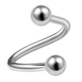 Piercing micro-spirale 01 - Boules