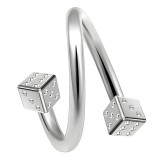 Piercing micro-spirale 31 - Dés