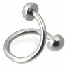Piercing micro-spirale 30 - Demi-boules