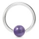 Piercing micro-bcr 06 - Boule en améthyste