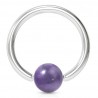 Piercing micro-bcr 06 - Boule en améthyste