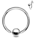 Piercing micro-bcr 131 - Boule fixée sur un bord