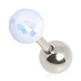 Cartilage hélix, tragus 280 - Boule disco blanche