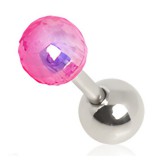 Cartilage hélix, tragus 280 - Boule disco lilas