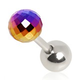 Cartilage hélix, tragus 280 - Boule disco noire