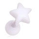 Cartilage hélix, tragus 281 - Acrylique étoile blanche