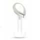 Piercing labret téflon 31 - Goutte blanche