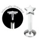 Piercing micro-labret 15 - étoile pas-de-vis interne